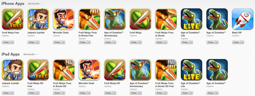 Fruit Ninja & All Halfbrick Studios Games FREE for 24 Hours on iOS AppStore