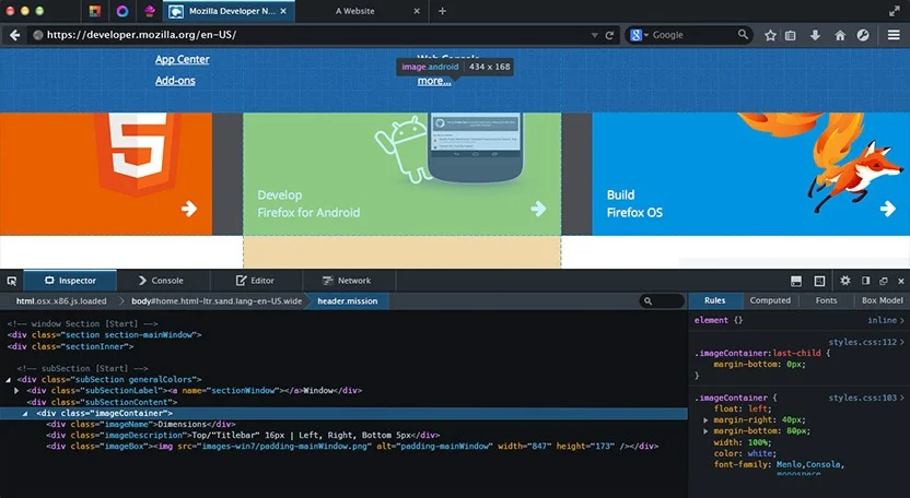 Download Firefox Developer Edition