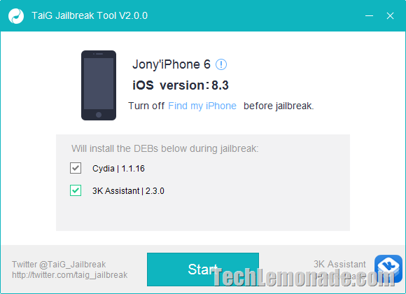 TaiG-jailbreak-install-cydia